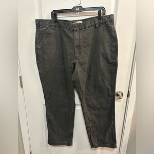 Carhartt Relaxed Fit Work Jeans Men’s 42x30 Black Canvas Utility Pants Durable